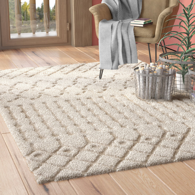 Gracie Oaks Burnvale Creme Area Rug & Reviews Wayfair